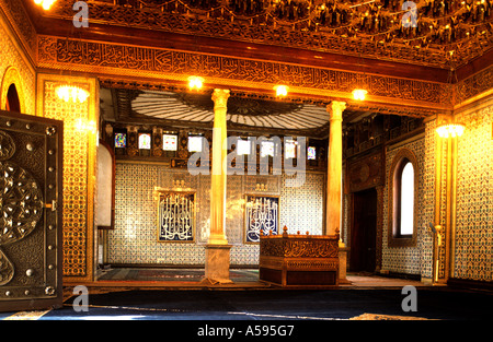 Le Caire Al Manyal Palace Mohammad Ali Tawfiq Museum Egypte Banque D'Images