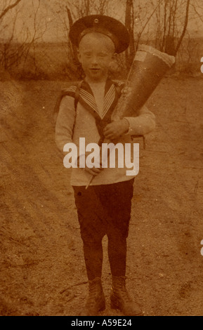 Premier jour d'école historique historique Photographica 1890 Banque D'Images