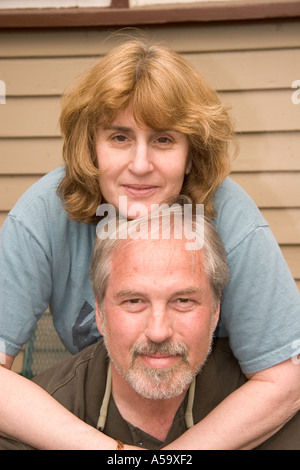 Portrait couple d'âge moyen Banque D'Images