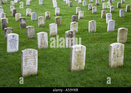 Cemetery Hill, Cimetière national de Gettysburg, Pennsylvanie, USA Banque D'Images
