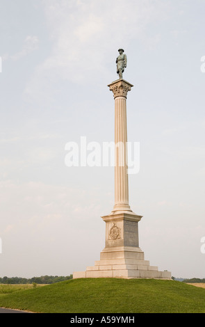 Washington Monument, Gettysburg National Military Park, New Jersey, USA Banque D'Images