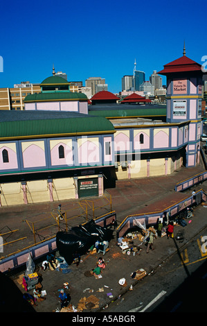 Une vue aérienne de la Victoria Street Market à Durban, Afrique du Sud Banque D'Images