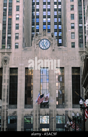 Board of Trade, Chicago, Illinois, États-Unis Banque D'Images