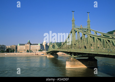 Pont de la liberté, Budapest, Hongrie Banque D'Images