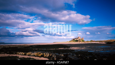 Château de Bamburgh Northumberland Royaume-uni Banque D'Images