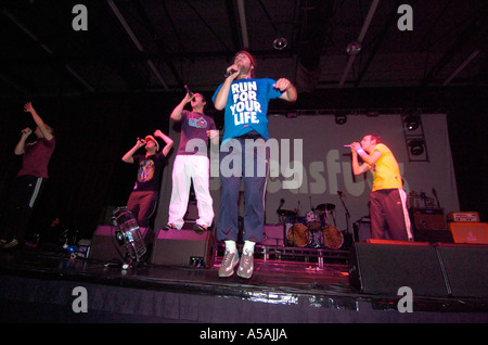 Goldie Lookin Chain Afan Lido Port Talbot au Pays de Galles du Sud Banque D'Images