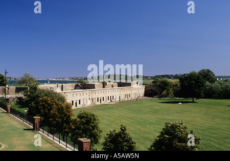 Fort Warren sur George's Island de la Boston Harbor Islands National Park, Boston, Massachusetts, USA Banque D'Images