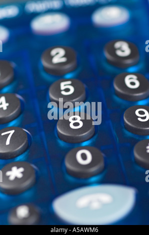 Combiné téléphonique vue rapprochée Banque D'Images