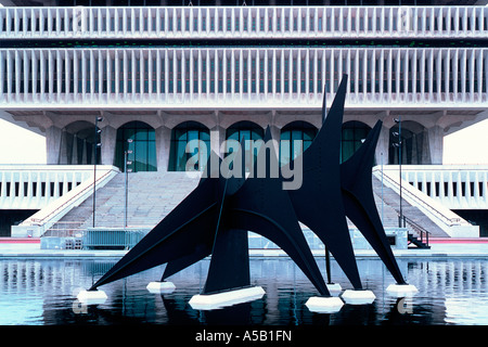 Albany New York Empire State Plaza Cultural Education Centre Building Banque D'Images