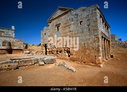 Maisons Aleppo Syrie Byzantine Banque D'Images