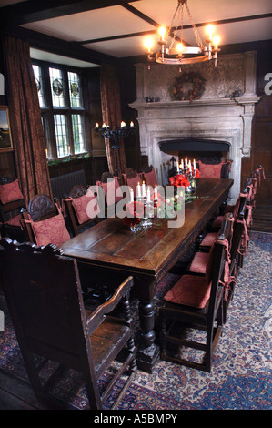 Salle à manger de l'époque élisabéthaine au ST CATHERINE S COURT PRÈS DE BATH ACCUEIL DE L'ACTRICE JANE SEYMOUR Banque D'Images