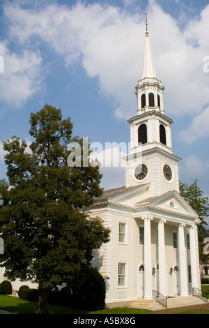 First Congregational Church Williamstown, MA USA Banque D'Images