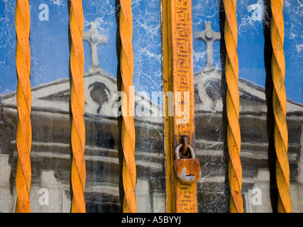 La rouille détails Still Life La Recoleta Cemetery Le cimetière de Recoleta Buenos Aires Argentine Amérique du Sud Banque D'Images