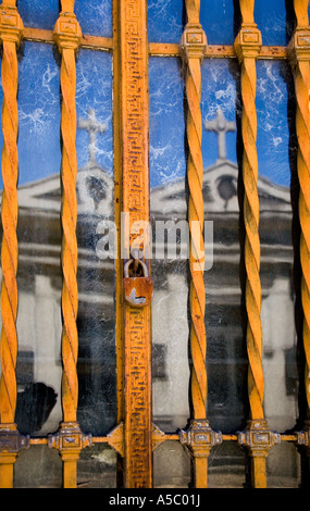 La rouille détails Still Life La Recoleta Cemetery Le cimetière de Recoleta Buenos Aires Argentine Amérique du Sud Banque D'Images