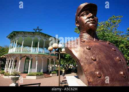 Caraïbes République dominicaine Puerto plata place de l'indépendance Banque D'Images