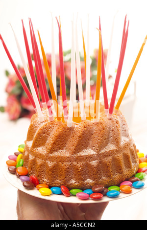 Gâteau d’anniversaire Banque D'Images