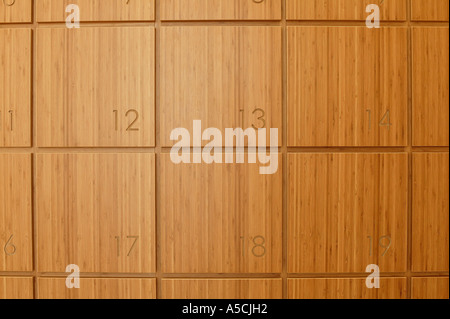 Armoires en bois Banque D'Images