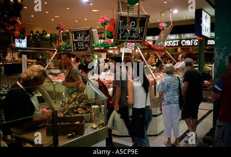 L'intérieur du marché aux poissons de Sydney Australie Banque D'Images