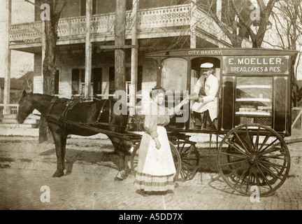 Photographie d'un historique panier boulangerie Banque D'Images