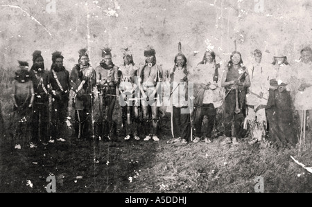 Native American Indian group en Floride Banque D'Images