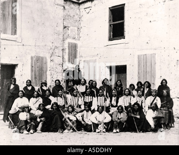 American Indian prisonnier à St Augustine en Floride Banque D'Images