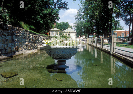 Berkeley Springs State Park, à Berkeley Springs, en Virginie de l'Ouest Banque D'Images