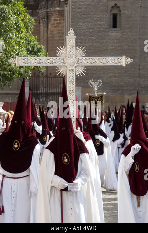 Pâques à Séville Espagne Semana Santa festivités Mars 2005 Banque D'Images