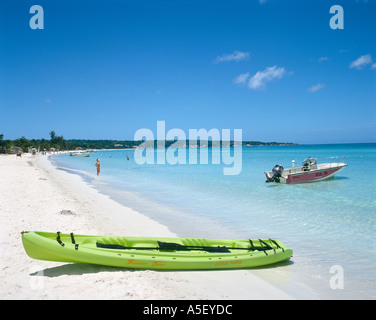 Seven Mile Beach, Long Bay, Negril, Jamaïque, Caraïbes Banque D'Images