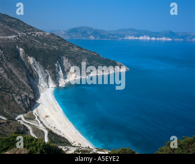 Plage de Mirtos, Kefalonia, îles Ioniennes, Grèce Banque D'Images