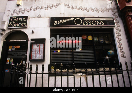 Un style rock n roll bar situé à Soho Londres Banque D'Images