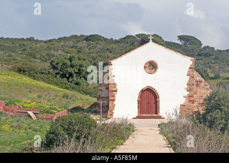 Église Nossa Senhora de Guadalupe Ouest Algarve Portugal Banque D'Images