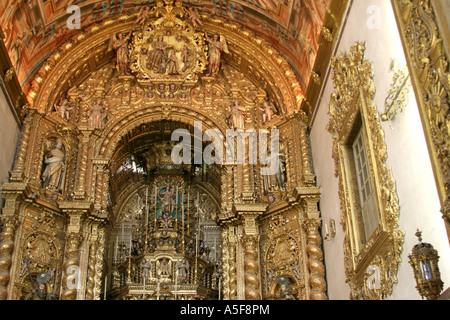 Largo do Carmo eglise Faro Algarve Portugal Banque D'Images