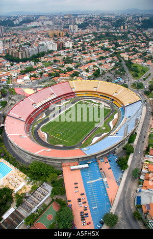 Vue aérienne de l'Estádio Morumbi São Paulo Futebol Clube stadium à Sao Paulo Brésil Banque D'Images