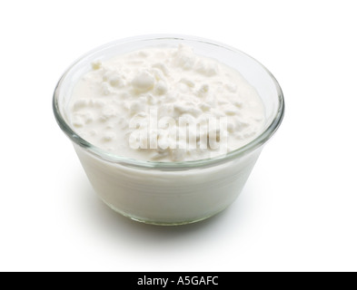 Fromage cottage Banque D'Images