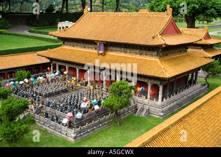 Minature Sites Chinois La Chine Splendide Parc à Thème Culturel Shenzhen Chine Banque D'Images