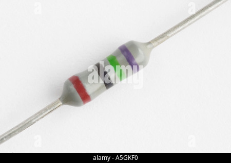 Une résistance de carbone Banque D'Images