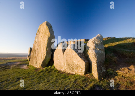 West Kennet long barrow Banque D'Images