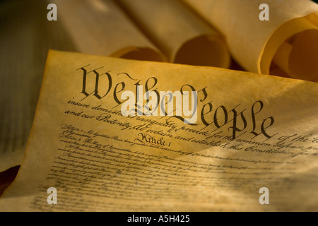 Constitution de l'United States Banque D'Images