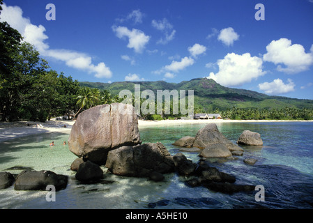 Coconut grove hotel Le Meridien Barbarons mahé Seychelles Banque D'Images