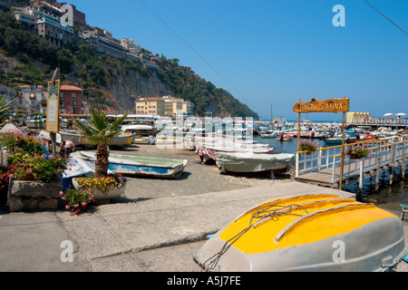 Marina Grande, Sorrente, Italie, Riviera napolitaine Banque D'Images