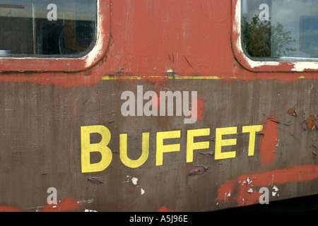 Buffet ancien transport besoin d'une nouvelle peinture Banque D'Images