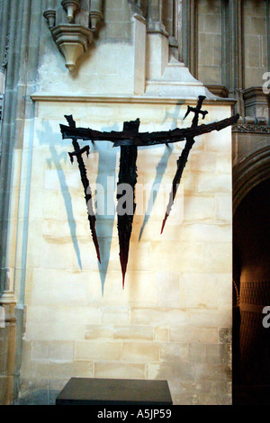 Monument à Thomas Becket Martyr Anglais La Cathédrale de Canterbury Banque D'Images