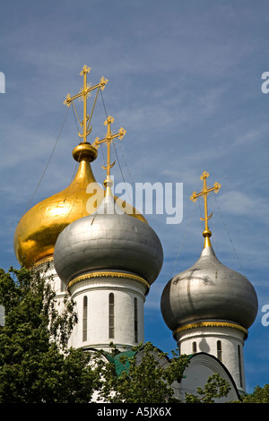 Nouveau Monastère Maidens, la cathédrale de Smolensk, Moscou, Russie, Europe du Sud-Est, Europe Banque D'Images