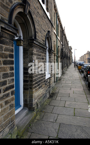 Maison mitoyenne à l'habitation, Saltaire West Yorkshire Banque D'Images