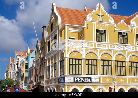 Curacao Willemstad Bâtiment Penha 1708 image iconique symbole national Banque D'Images