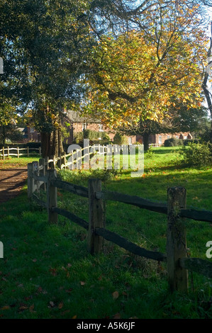 Cottages travailleurs Styal Cheshire Banque D'Images