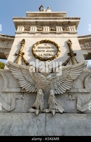 Hemiciclo Benito Juarez (monument de Benito Juárez), le Parque de la Alameda, Mexico, Mexique Banque D'Images