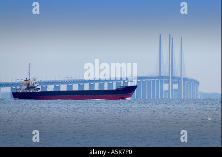 Pont entre le Danemark et la Suède Banque D'Images