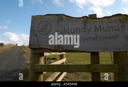 Hundy Mundy cimetière naturel Banque D'Images