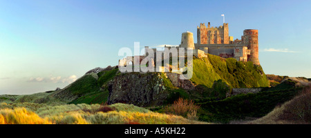 Château de Bamburgh Nothumberland England UK Banque D'Images